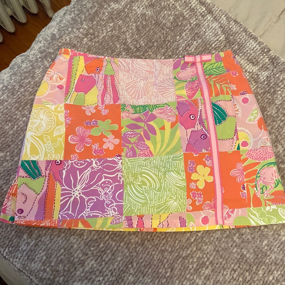 Vintage Lilly Pulitzer Patchwork Skort